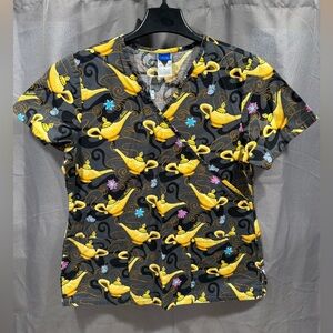 Disney Aladdin Scrub Top